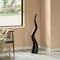 Uniquewise Small Animal Horn Shape Floor Vase for Entryway Dining or Living Room, Ceramic Black 39.5 in. QI004040.S - alternate 7